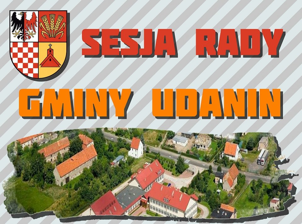 Zawiadomienie o sesji Rady Gminy Udanin